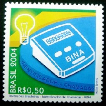 Selo postal do Brasil de 2004 Bina M