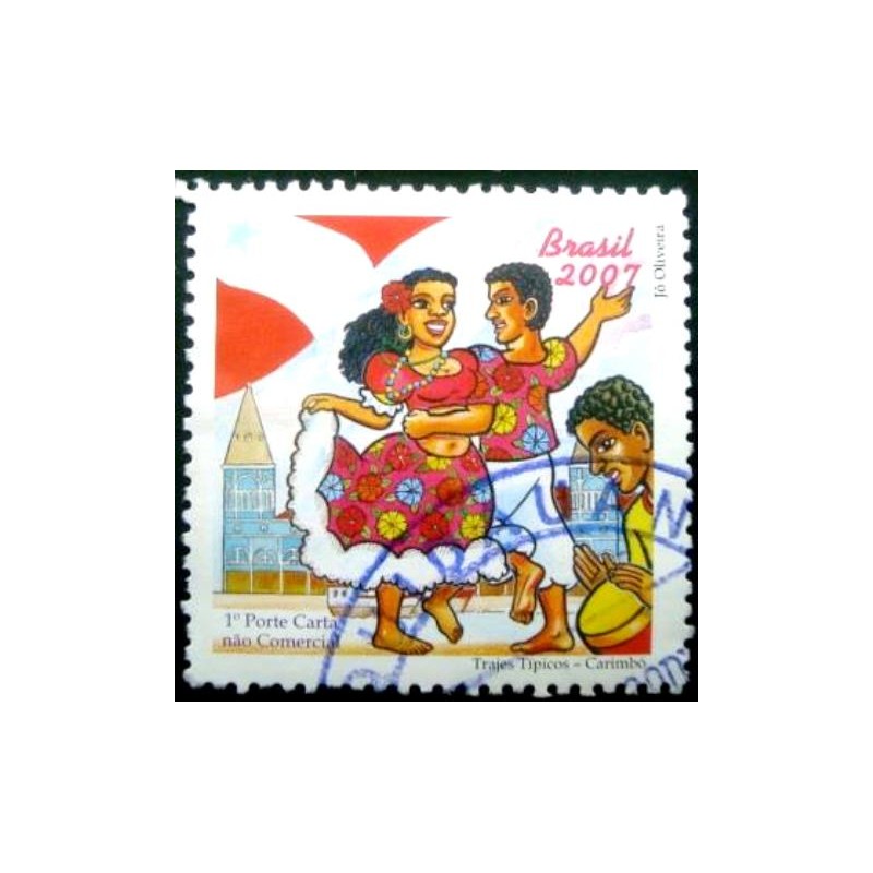Selo postal do Brasil de 2007 Carimbó  U