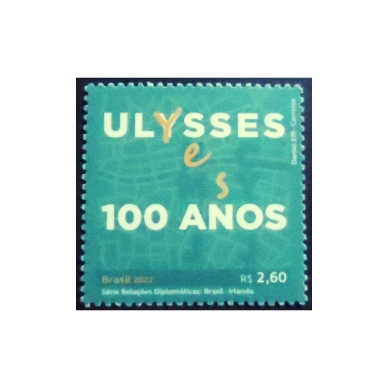 Selo postal do Brasil de 2022 Ulysses M