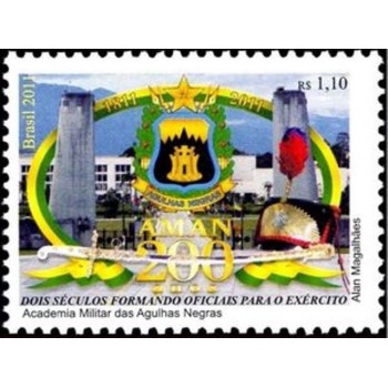 Selo postal do Brasil de 2011 Agulhas Negras