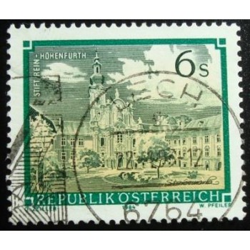 Imagem do Selo postal da Áustria de 1984 Rein-Hohenfurth Abbey