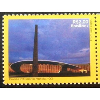 Selo postal do Brasilde 2017 QG Obelisco Militar