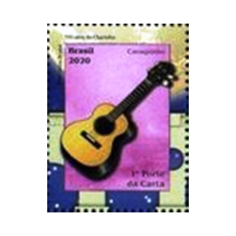 Selo postal do Brasil de 2020 Cavaquinho