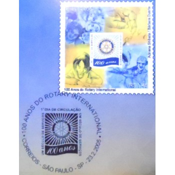 imagem do Edital de Lançamento nº 2 de 2005 100 Anos Rotary