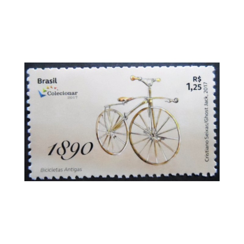 Selo postal do Brasil de 2017 Bicycle of 1890 M