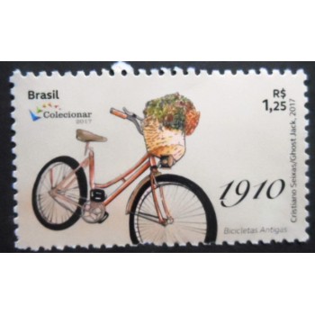 Selo postal do Brasil de 2017 Bicycle of 1910 M