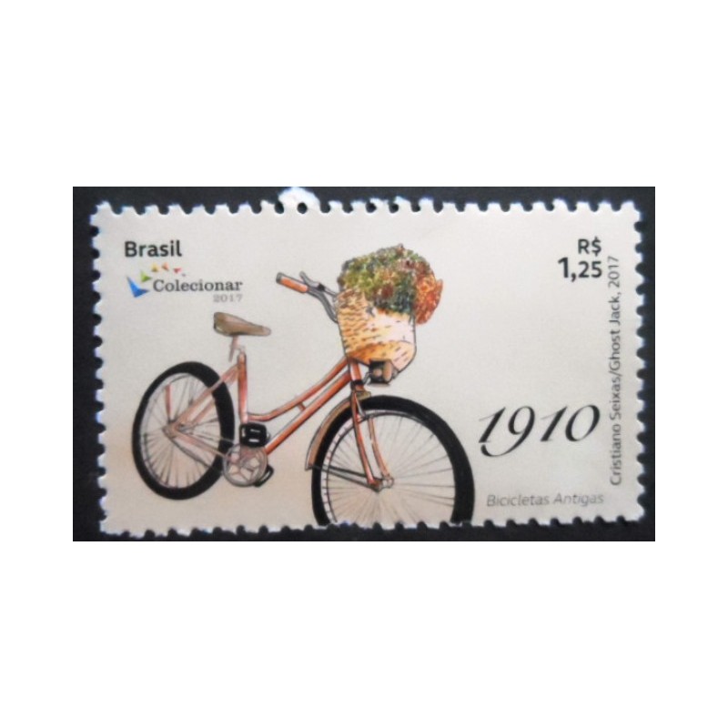 Selo postal do Brasil de 2017 Bicycle of 1910 M