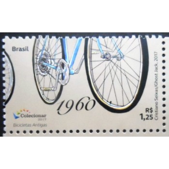Selo postal do Brasil de 2017 Bicycle of 1960 M