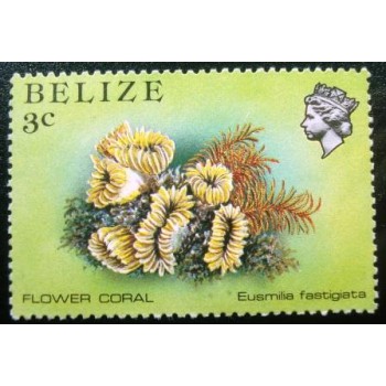 Imagem do selo Selo postal de Belize de 1984 Smooth Flower Coral