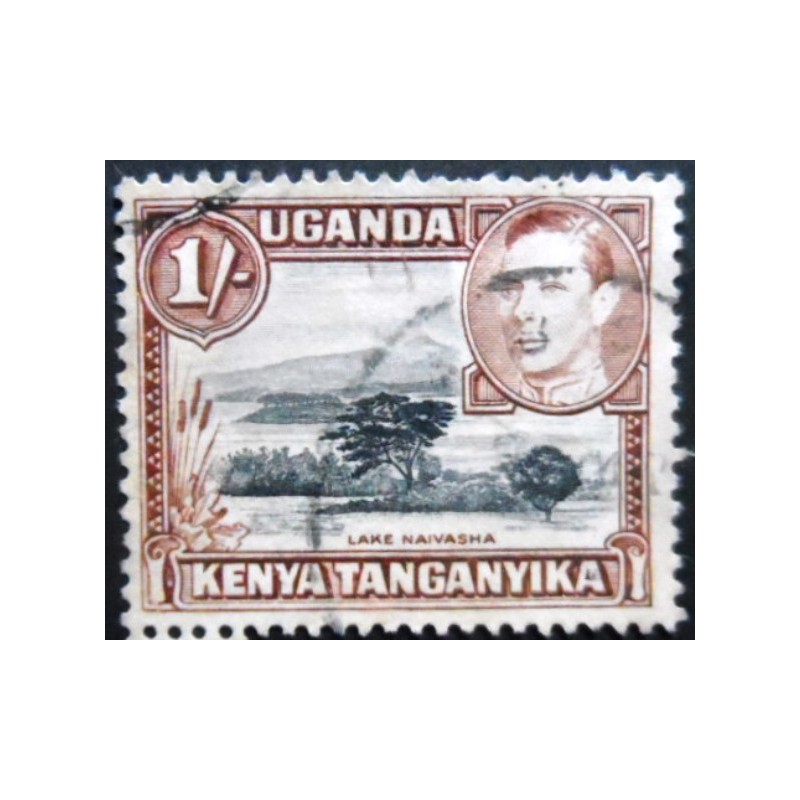 Selo postal da África Oriental Britânica de 1938 Lake Naivasha 1