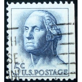 Selo postal dos Estados Unidos de 1962 George Washington 5 xDr