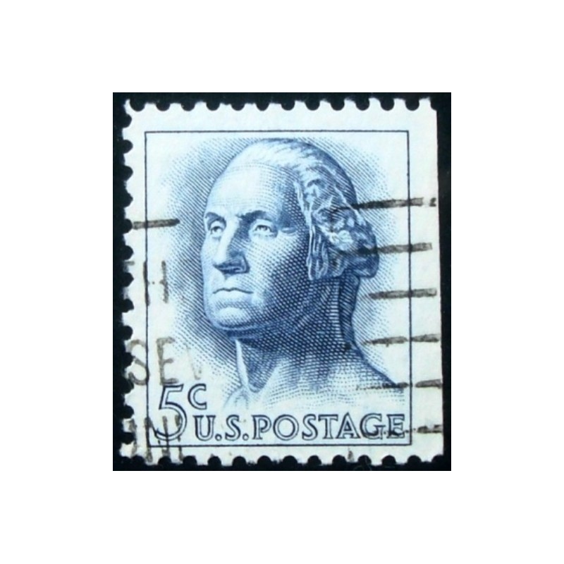 Selo postal dos Estados Unidos de 1962 George Washington 5 xDr