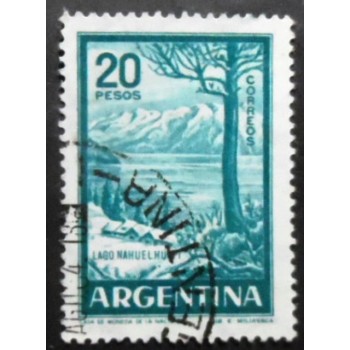 Imagem similar à do selo postal Argentina 1960 Nahuel Huapi Lake