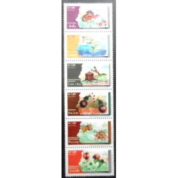 Série postal do Brasil de 2021 Insetos Benéficos SET - P.1