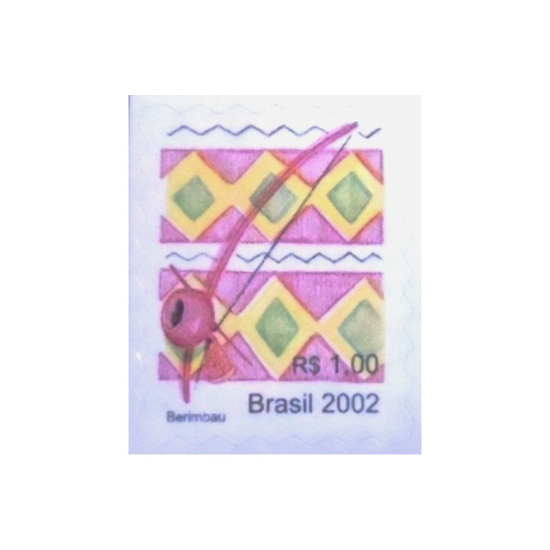 Selo postal do Brasil de 2002 - Berimbau M