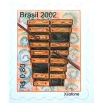 Selo postal do Brasil de 2002  - Xilofone M