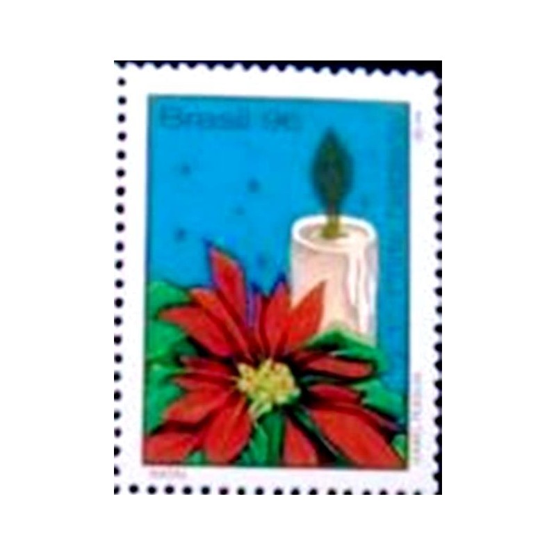 Selo postal do Brasil de 1996 - Arranjo de Natal M