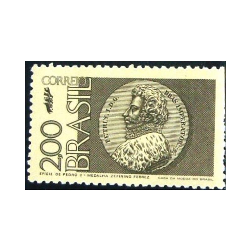 Selo postal do Brasil de 1972 Peça da Coroação N