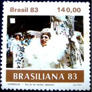 Selo postal do Brasil de 1983 Pierrot N