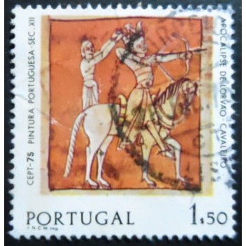 Selo postal de Portugal de 1976 C.E.P.T. Paintings