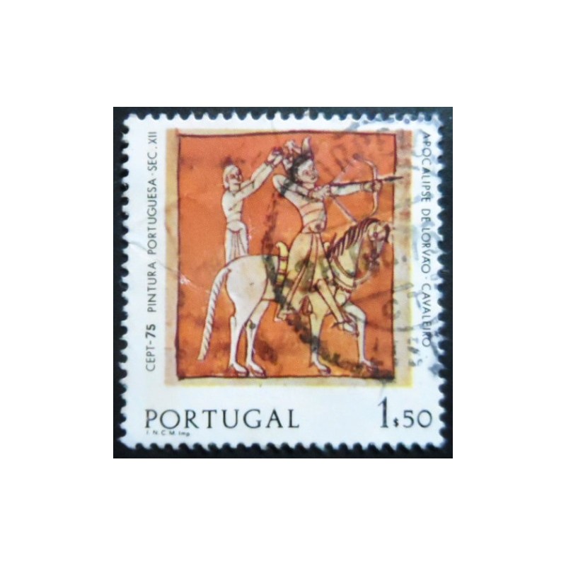 Selo postal de Portugal de 1976 C.E.P.T. Paintings