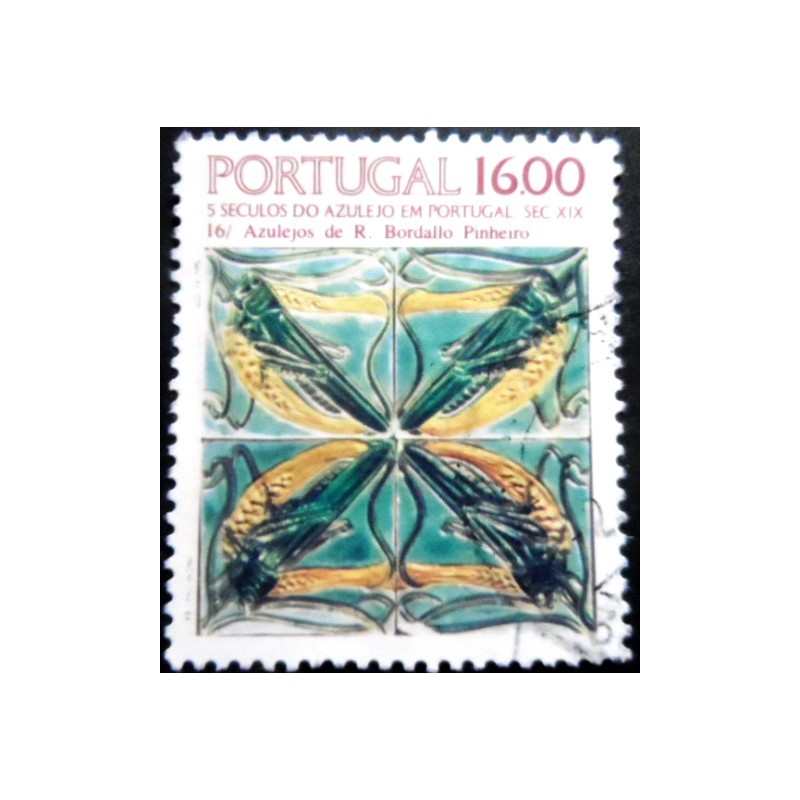 Selo postal de Portugal de 1984 Tiles