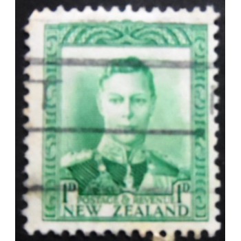 Selo postal da Holanda de 1941 King George VI 1 U