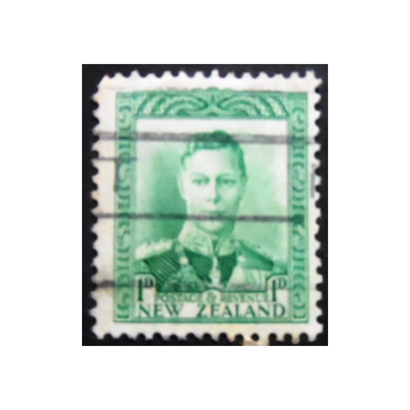 Selo postal da Holanda de 1941 King George VI 1 U