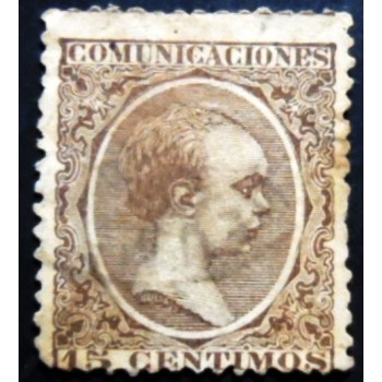 Selo postal das Filipinas de 1892 Alfonso XIII 15