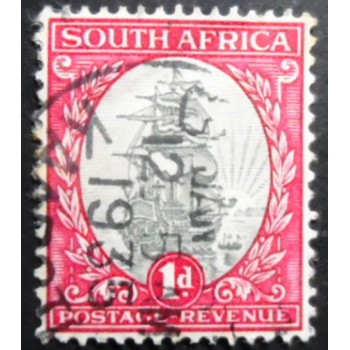 Imagem similar à do selo postal da África do Sul de 1926 - Van Riebeeck's Ship 1 SEV