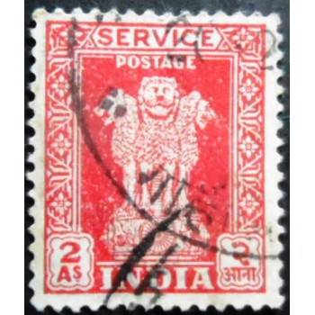 Selo postal da Índia de 1950 Capital of Asoka Pillar 2