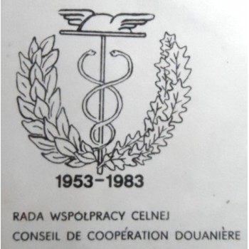 FDC da Polônia de 1983 Customs Cooperation Council in Brussels - símbolo