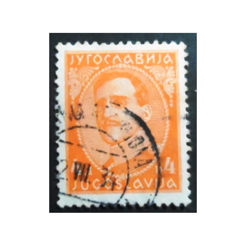 Selo postal da Iugoslávia de 1931 King Alexander 4