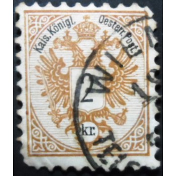 Selo postal da Áustria de 1883 Coat of Arms 2
