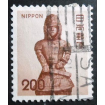 Selo postal do Japão de 1974 Haniwa Hollow Clay