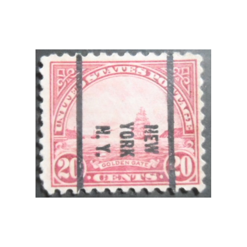 Selo postal dos Estados Unidos de 1931 Golden Gate Precancels