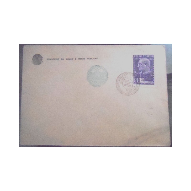 Imagem do Envelope de 1949 Fundação da cidade de Salvador