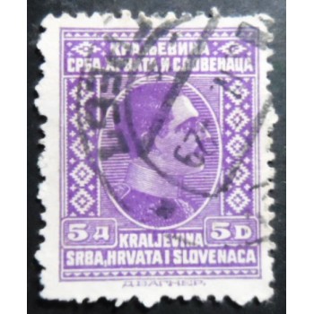 Selo postal da Eslovênia de 1926 King Alexander 5