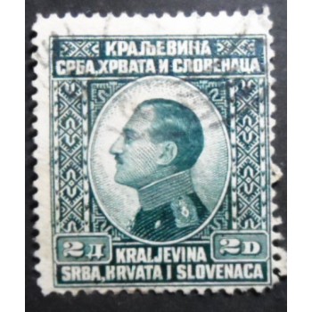 Selo postal da Eslovênia de 1924 King Alexander