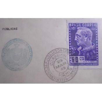Envelope de 1949 Fundação da cidade de Salvador