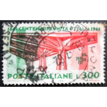 Selo postal da Itália de 1961 Centenary of Italian Unification