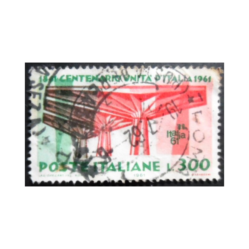 Selo postal da Itália de 1961 Centenary of Italian Unification