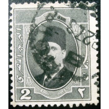 Selo postal do Egito de 1923 King Fuad I 2