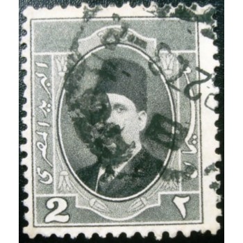 Imagem  similar à do selo postal do Egito de 1927 King Fuad I 2