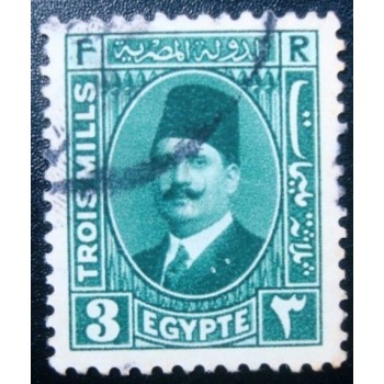 Selo postal do Egito de 1931 King Fuad I 3