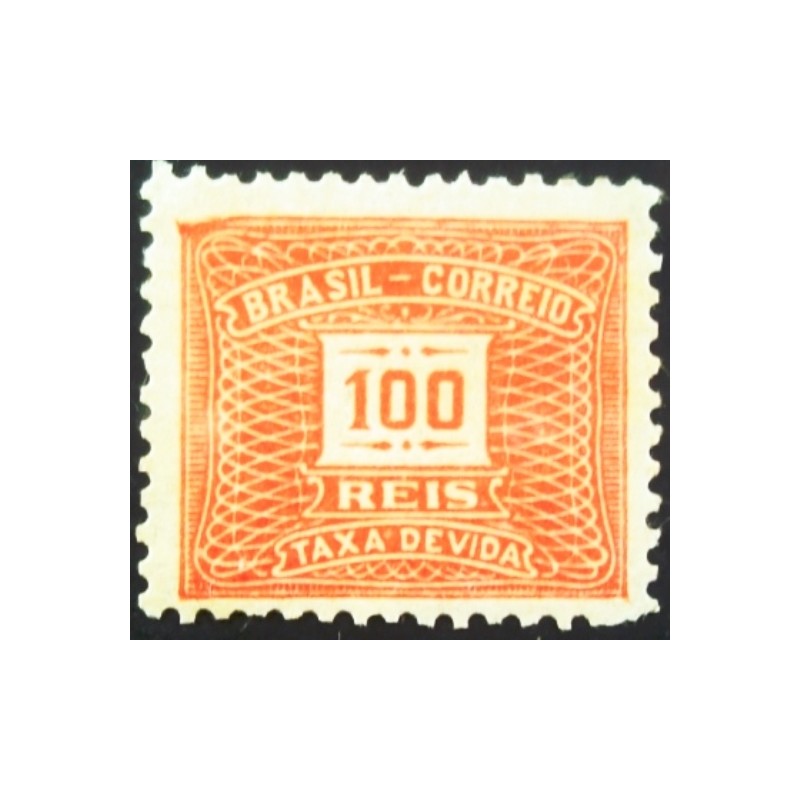 Selo postal do Brasil de 1929 Cifra Horizontal  X 61  M