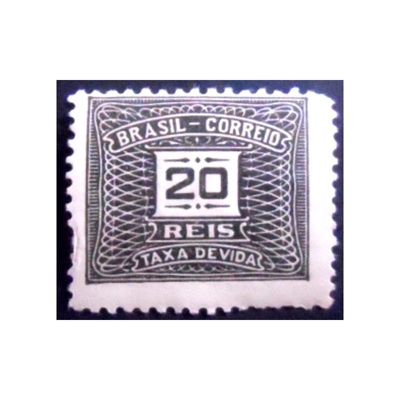 Selo Taxa Postal do Brasil de 1931 - Taxa Devida 20 M