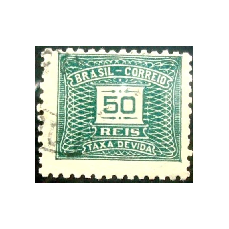 Selo postal do Brasil de 1933 - Taxa Devida 50 X 67 U