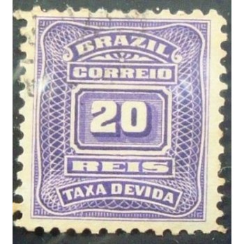 Imagem similar a do Selo postal do Brasil de 1906 Cifra ABN 20 U