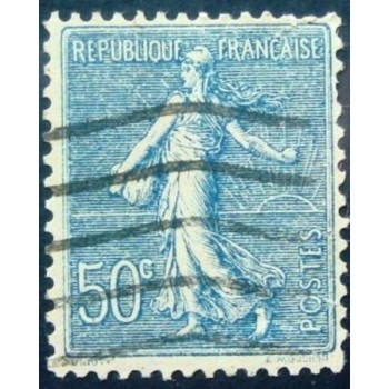 Imagem similar á do selo postal da França de 1921 Semeuse Camée 50